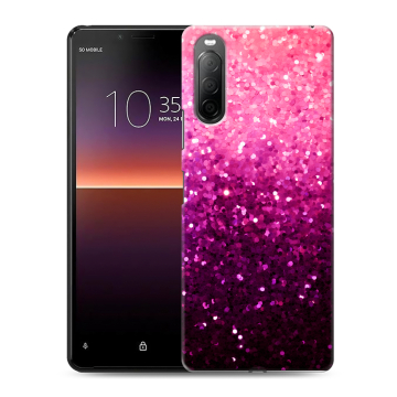 Силиконовый чехол на Sony Xperia 10 II с принтом Блестки Силиконовый чехол на Sony Xperia 10 II с принтом Блестки