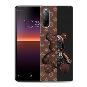 Силиконовый чехол на Sony Xperia 10 II с принтом Луи робот