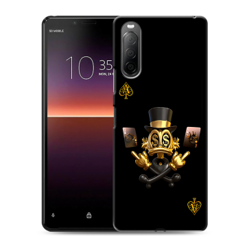 Силиконовый чехол на Sony Xperia 10 II с принтом Золотой скрудж макдак