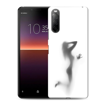 Силиконовый чехол на Sony Xperia 10 II с принтом Силуэт