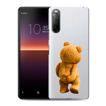 Силиконовый чехол на Sony Xperia 10 II с принтом Медведь