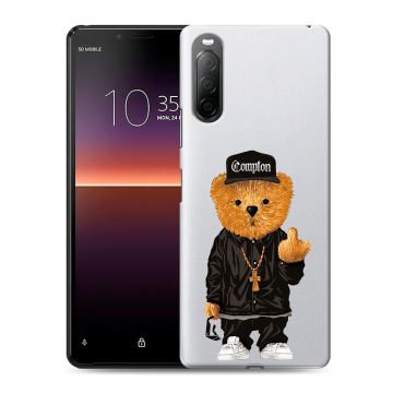 Силиконовый чехол на Sony Xperia 10 II с принтом Плюшевый медведь Силиконовый чехол на Sony Xperia 10 II с принтом Плюшевый медведь