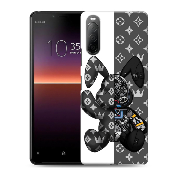 Силиконовый чехол на Sony Xperia 10 II с принтом Луи робот