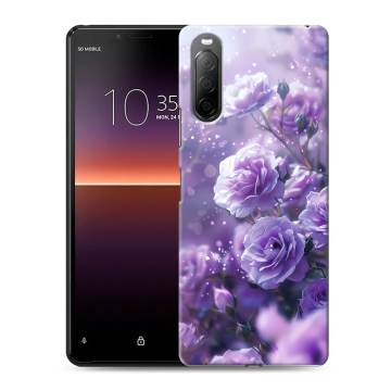 Силиконовый чехол на Sony Xperia 10 II с принтом Розы цветы Силиконовый чехол на Sony Xperia 10 II с принтом Розы цветы