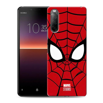Силиконовый чехол на Sony Xperia 10 II с принтом человек паук spiderman Силиконовый чехол на Sony Xperia 10 II с принтом человек паук spiderman