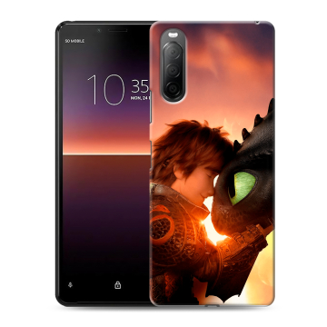 Силиконовый чехол на Sony Xperia 10 II с принтом Как приручить дракона Силиконовый чехол на Sony Xperia 10 II с принтом Как приручить дракона