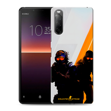 Силиконовый чехол на Sony Xperia 10 II с принтом Контер страйк Counter strike Силиконовый чехол на Sony Xperia 10 II с принтом Контер страйк Counter strike