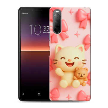 Силиконовый чехол на Sony Xperia 10 II с принтом для девочек Силиконовый чехол на Sony Xperia 10 II с принтом для девочек