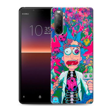 Силиконовый чехол на Sony Xperia 10 II с принтом Рик и Морти Rick Morty Силиконовый чехол на Sony Xperia 10 II с принтом Рик и Морти Rick Morty