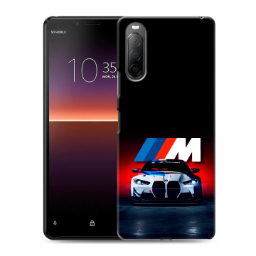 Силиконовый чехол на Sony Xperia 10 II с принтом БМВ BMW Силиконовый чехол на Sony Xperia 10 II с принтом БМВ BMW