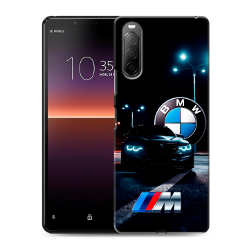 Силиконовый чехол на Sony Xperia 10 II с принтом БМВ BMW Силиконовый чехол на Sony Xperia 10 II с принтом БМВ BMW