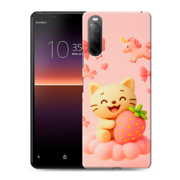 Силиконовый чехол на Sony Xperia 10 II с принтом для девочек Силиконовый чехол на Sony Xperia 10 II с принтом для девочек