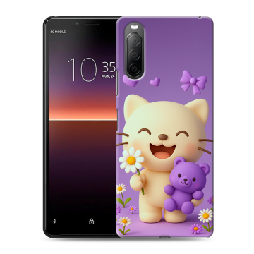 Силиконовый чехол на Sony Xperia 10 II с принтом для девочек Силиконовый чехол на Sony Xperia 10 II с принтом для девочек