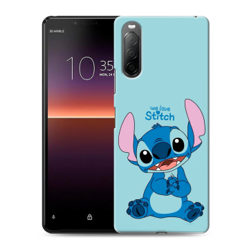 Силиконовый чехол на Sony Xperia 10 II с принтом Лило и Стич