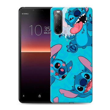 Силиконовый чехол на Sony Xperia 10 II с принтом Лило и Стич
