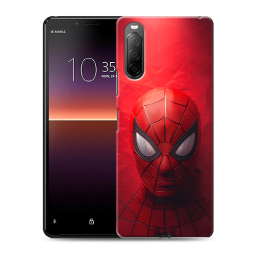 Силиконовый чехол на Sony Xperia 10 II с принтом Spiderman Человек паук