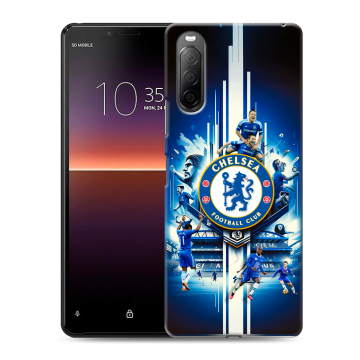 Силиконовый чехол на Sony Xperia 10 II с принтом Chelsea Челси Силиконовый чехол на Sony Xperia 10 II с принтом Chelsea Челси