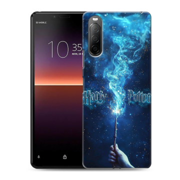 Силиконовый чехол на Sony Xperia 10 II с принтом Harry Potter Гарри Поттер
