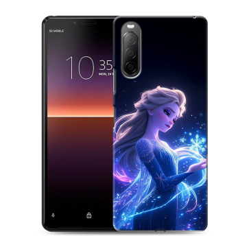 Силиконовый чехол на Sony Xperia 10 II с принтом Холодное сердце Frozen Силиконовый чехол на Sony Xperia 10 II с принтом Холодное сердце Frozen
