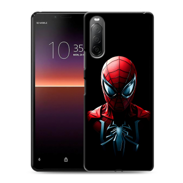 Силиконовый чехол на Sony Xperia 10 II с принтом Spiderman Человек паук