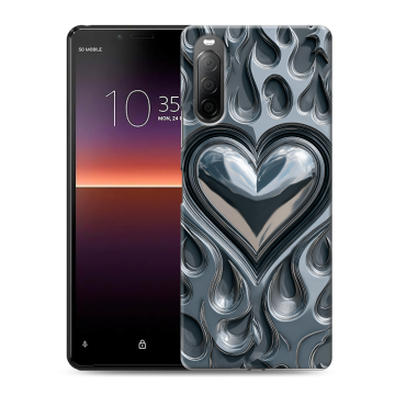Силиконовый чехол на Sony Xperia 10 II с принтом Y2K