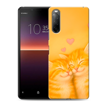 Силиконовый чехол на Sony Xperia 10 II с принтом Милые котята Силиконовый чехол на Sony Xperia 10 II с принтом Милые котята