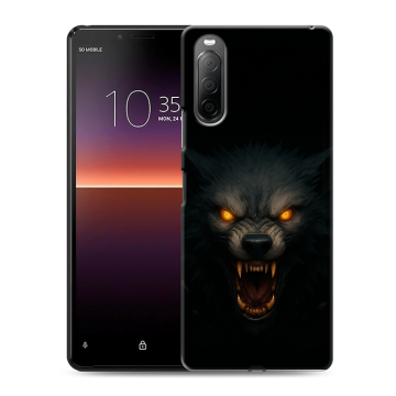Силиконовый чехол на Sony Xperia 10 II с принтом Волк Силиконовый чехол на Sony Xperia 10 II с принтом Волк