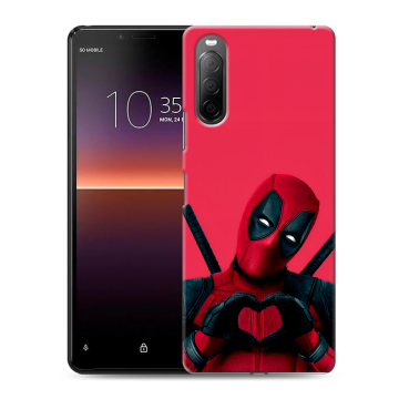 Силиконовый чехол на Sony Xperia 10 II с принтом Дедпул Deadpool Силиконовый чехол на Sony Xperia 10 II с принтом Дедпул Deadpool
