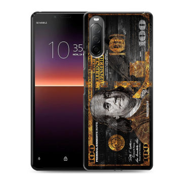 Силиконовый чехол на Sony Xperia 10 II с принтом Доллар деньги Силиконовый чехол на Sony Xperia 10 II с принтом Доллар деньги