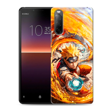 Силиконовый чехол на Sony Xperia 10 II с принтом Аниме Наруто Naruto