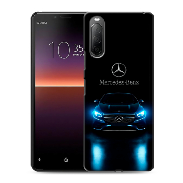 Силиконовый чехол на Sony Xperia 10 II с принтом Mercedes Мерседес