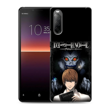 Силиконовый чехол на Sony Xperia 10 II с принтом Death note Тетрадь смерти Силиконовый чехол на Sony Xperia 10 II с принтом Death note Тетрадь смерти
