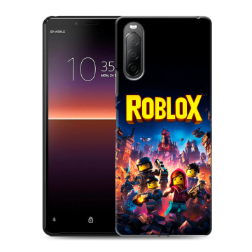 Силиконовый чехол на Sony Xperia 10 II с принтом Roblox Роблокс Силиконовый чехол на Sony Xperia 10 II с принтом Roblox Роблокс