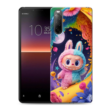 Силиконовый чехол на Sony Xperia 10 II с принтом Labubu Лабубу Силиконовый чехол на Sony Xperia 10 II с принтом Labubu Лабубу