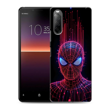 Силиконовый чехол на Sony Xperia 10 II с принтом Spiderman Человек паук Силиконовый чехол на Sony Xperia 10 II с принтом Spiderman Человек паук