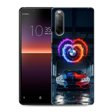 Силиконовый чехол на Sony Xperia 10 II с принтом BMW БМВ Силиконовый чехол на Sony Xperia 10 II с принтом BMW БМВ