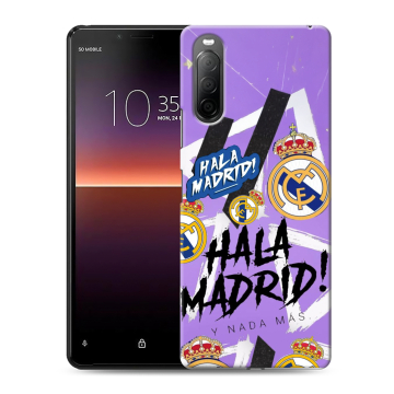 Силиконовый чехол на Sony Xperia 10 II с принтом Real Madrid Реал Мадрид
