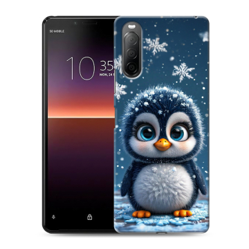 Силиконовый чехол на Sony Xperia 10 II с принтом Новый год Силиконовый чехол на Sony Xperia 10 II с принтом Новый год