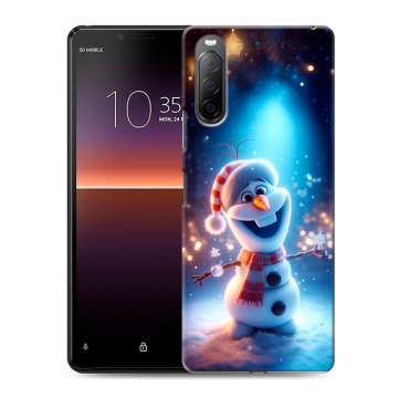 Силиконовый чехол на Sony Xperia 10 II с принтом Новый год Силиконовый чехол на Sony Xperia 10 II с принтом Новый год