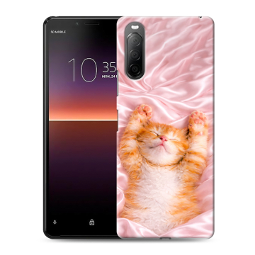 Силиконовый чехол на Sony Xperia 10 II с принтом женский Силиконовый чехол на Sony Xperia 10 II с принтом женский