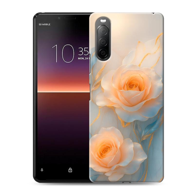 Силиконовый чехол на Sony Xperia 10 II с принтом Женский Силиконовый чехол на Sony Xperia 10 II с принтом Женский