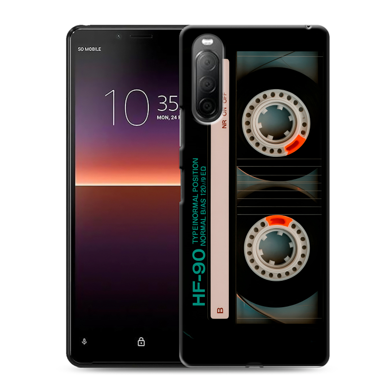 Силиконовый чехол на Sony Xperia 10 II с принтом Кассета Силиконовый чехол на Sony Xperia 10 II с принтом Кассета