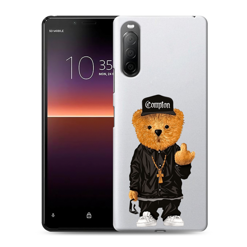 Силиконовый чехол на Sony Xperia 10 II с принтом Плюшевый медведь Силиконовый чехол на Sony Xperia 10 II с принтом Плюшевый медведь