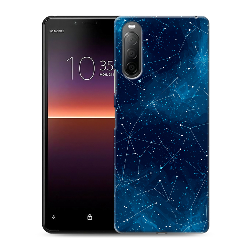Силиконовый чехол на Sony Xperia 10 II с принтом Космос звезды Силиконовый чехол на Sony Xperia 10 II с принтом Космос звезды