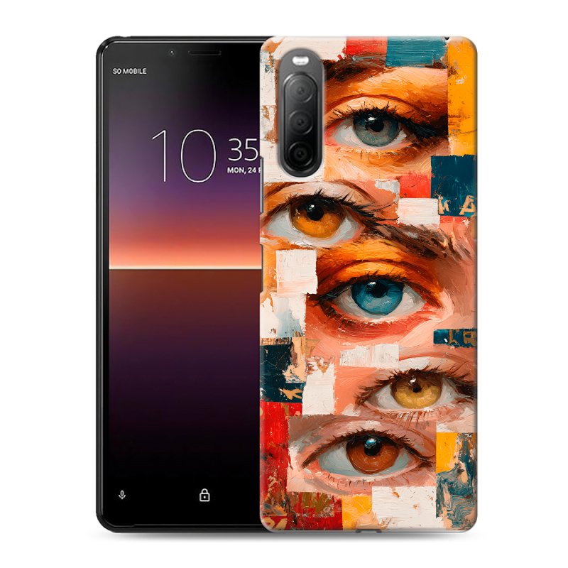 Силиконовый чехол на Sony Xperia 10 II с принтом Модный принт Силиконовый чехол на Sony Xperia 10 II с принтом Модный принт