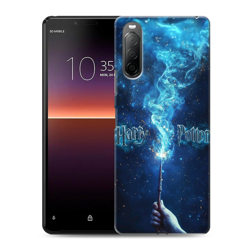 Силиконовый чехол на Sony Xperia 10 II с принтом Harry Potter Гарри Поттер Силиконовый чехол на Sony Xperia 10 II с принтом Harry Potter Гарри Поттер