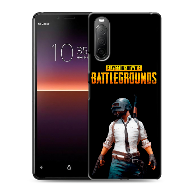 Силиконовый чехол на Sony Xperia 10 II с принтом PUGB ПАГБ Силиконовый чехол на Sony Xperia 10 II с принтом PUGB ПАГБ