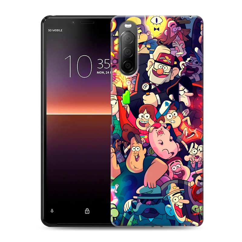 Силиконовый чехол на Sony Xperia 10 II с принтом Gravity Falls Гравити Фолз Силиконовый чехол на Sony Xperia 10 II с принтом Gravity Falls Гравити Фолз