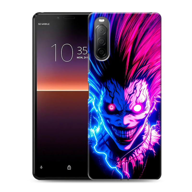 Силиконовый чехол на Sony Xperia 10 II с принтом Death note Тетрадь смерти Силиконовый чехол на Sony Xperia 10 II с принтом Death note Тетрадь смерти