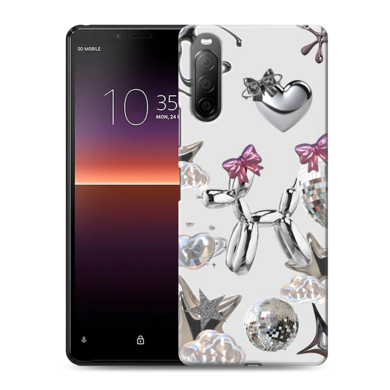 Силиконовый чехол на Sony Xperia 10 II с принтом Y2K Силиконовый чехол на Sony Xperia 10 II с принтом Y2K
